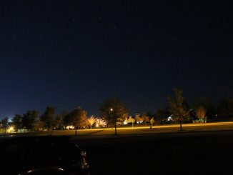 View to North from Soccer fields parking